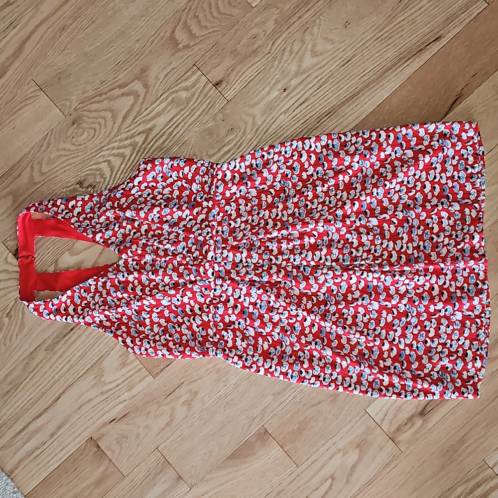 ECLAIR Red Floral Mini Dress Size M
